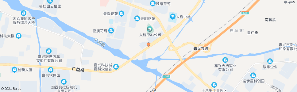 嘉兴大桥新村_公交站地图_嘉兴公交_妙搜公交查询2024