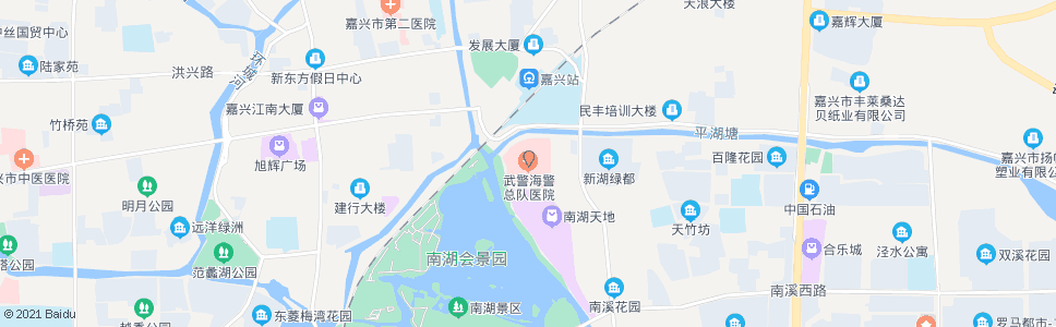 嘉兴武警省总队医院_公交站地图_嘉兴公交_妙搜公交查询2025