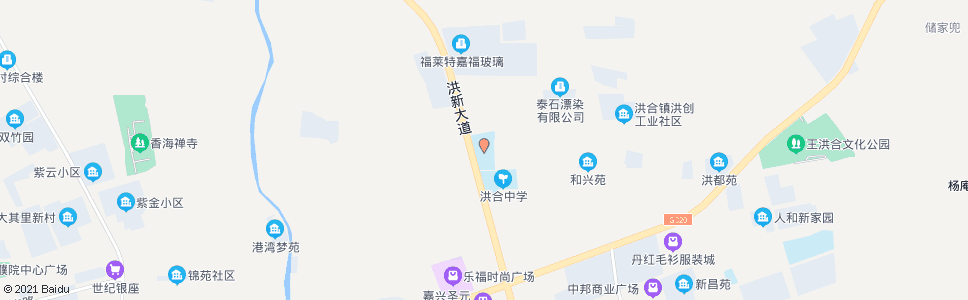 嘉兴洪合小学_公交站地图_嘉兴公交_妙搜公交查询2025