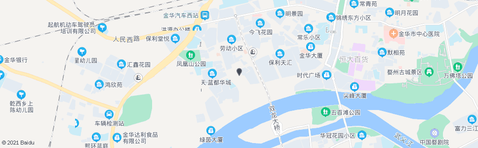 金华解放西路泰来店_公交站地图_金华公交_妙搜公交查询2024