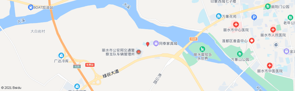 丽水同泰装饰家居城(吕埠坑)_公交站地图_丽水公交_妙搜公交查询2024