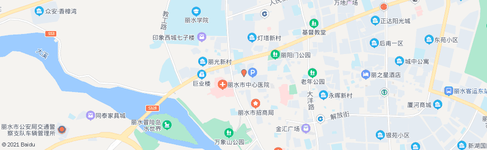 丽水绿洲眼镜平价店_公交站地图_丽水公交_妙搜公交查询2024