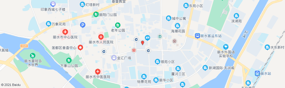 丽水金苑新村_公交站地图_丽水公交_妙搜公交查询2024