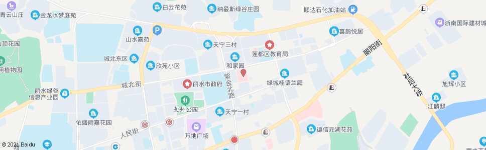 丽水市妇幼保健院北_公交站地图_丽水公交_妙搜公交查询2024