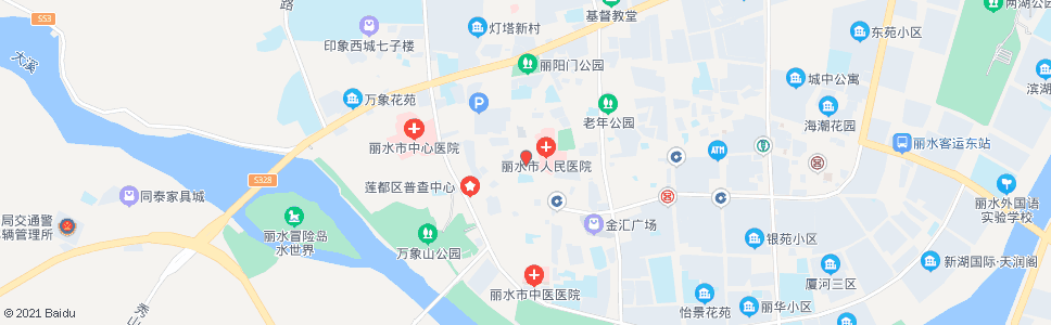 丽水艾莱依旗舰店(太平坊)_公交站地图_丽水公交_妙搜公交查询2024