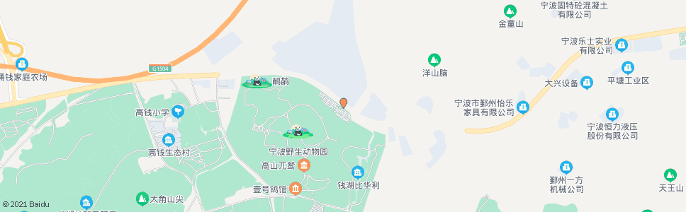 宁波雅戈尔动物园(梅湖村)_公交站地图_宁波公交_妙搜公交查询2025