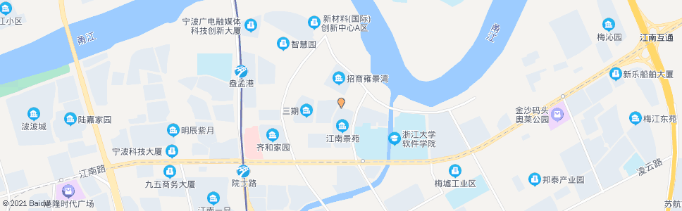 宁波浙大软件学院_公交站地图_宁波公交_妙搜公交查询2025