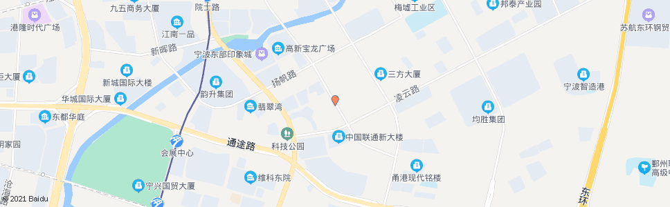 宁波宁波市软件园_公交站地图_宁波公交_妙搜公交查询2024