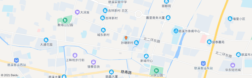 宁波慈溪市实验小学_公交站地图_宁波公交_妙搜公交查询2025