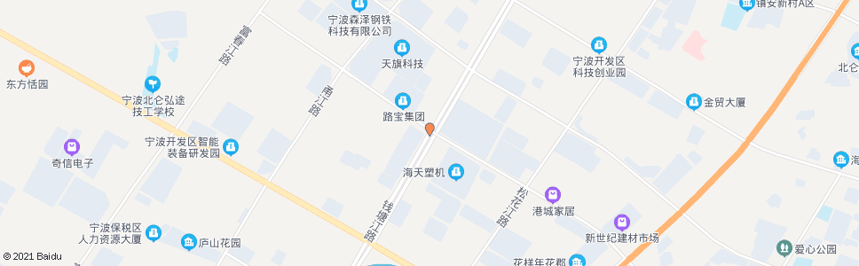 宁波钱塘江路(黄山西路)_公交站地图_宁波公交_妙搜公交查询2025