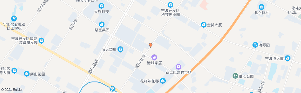 宁波松花江路黄山路口_公交站地图_宁波公交_妙搜公交查询2025