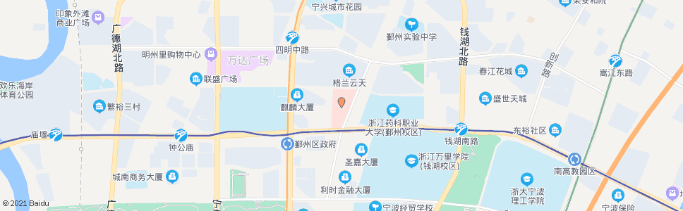 宁波市泌尿肾病医院(鄞州交警大队)_公交站地图_宁波公交_妙搜公交查询2025