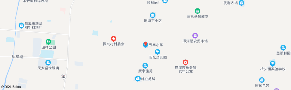 宁波五丰小学_公交站地图_宁波公交_妙搜公交查询2025