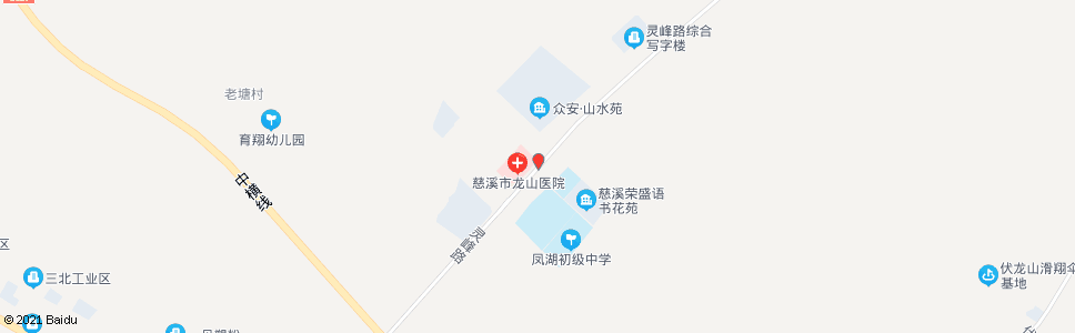 宁波宁波市第一医院慈溪医院(龙山高中)_公交站地图_宁波公交_妙搜公交查询2025