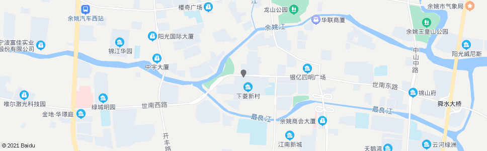 宁波下菱新村_公交站地图_宁波公交_妙搜公交查询2025