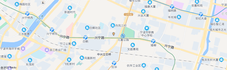 宁波丹凤新村(新河路)_公交站地图_宁波公交_妙搜公交查询2024