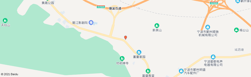 宁波坊前村_公交站地图_宁波公交_妙搜公交查询2025