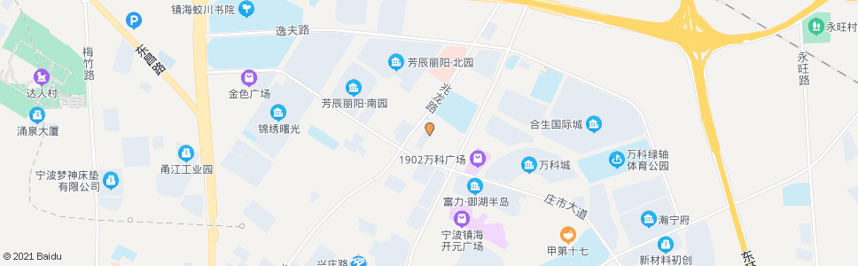 宁波庄市新街路_公交站地图_宁波公交_妙搜公交查询2025