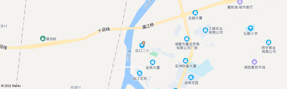 绍兴店口二小_公交站地图_绍兴公交_妙搜公交查询2025