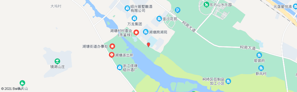 绍兴湖塘小学_公交站地图_绍兴公交_妙搜公交查询2025