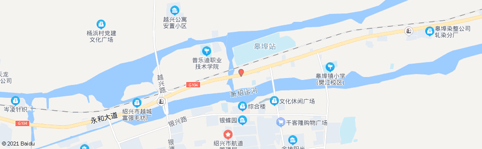 绍兴皋埠市场_公交站地图_绍兴公交_妙搜公交查询2025