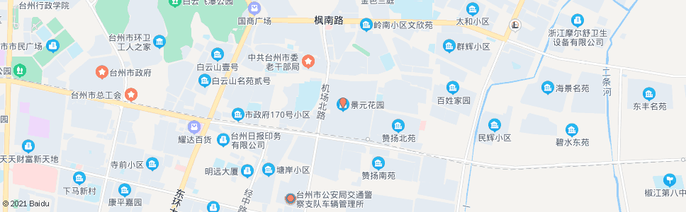 台州景元小区_公交站地图_台州公交_妙搜公交查询2024