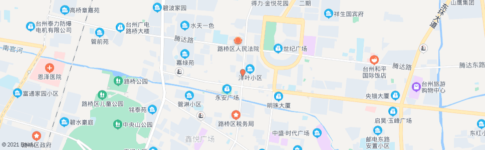 台州建筑装饰城二中_公交站地图_台州公交_妙搜公交查询2025