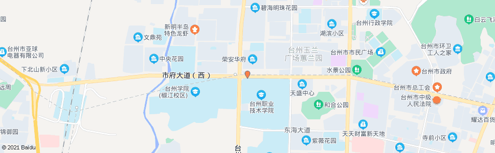 台州高教园区北_公交站地图_台州公交_妙搜公交查询2025