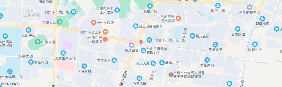 台州香溢大酒店_公交站地图_台州公交_妙搜公交查询2025