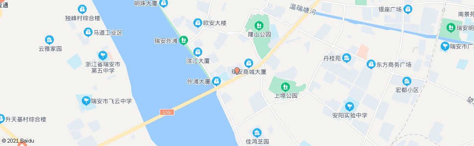 温州滨江中学_公交站地图_温州公交_妙搜公交查询2024