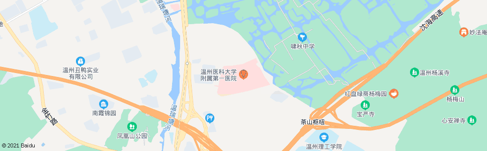 温州温州大学C区(医学院)_公交站地图_温州公交_妙搜公交查询2025