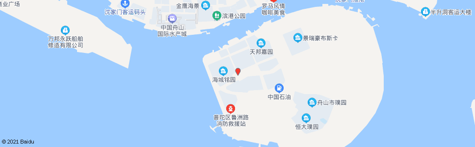 舟山鲁洲路_公交站地图_舟山公交_妙搜公交查询2025